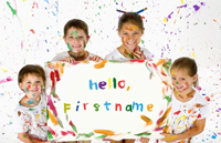 Kids Covered in Paint thumbnail