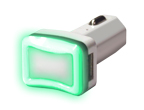 Dual USB Car Charger - Green thumbnail