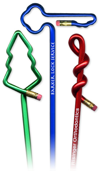 Promotional Bentcils® (pencils):Basic Shapes - M
